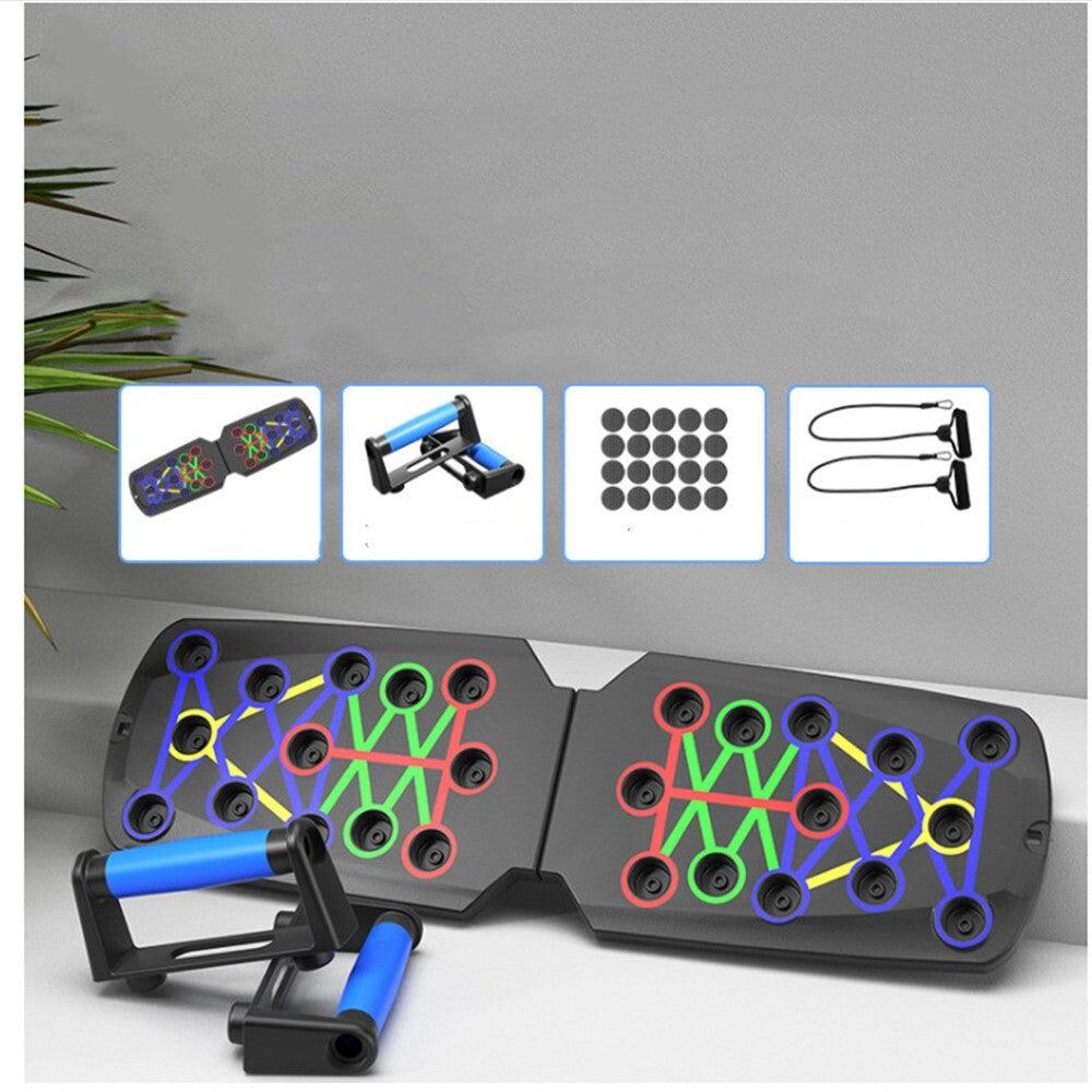 Push up Board 12In1 Chest Back Triceps Portable Folding Exercise Workout Station