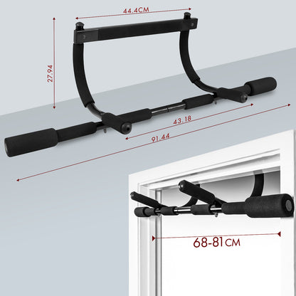 Doorway Pull-Up Bar for Home Gym - Chin-Up and Dip Exercise Equipment