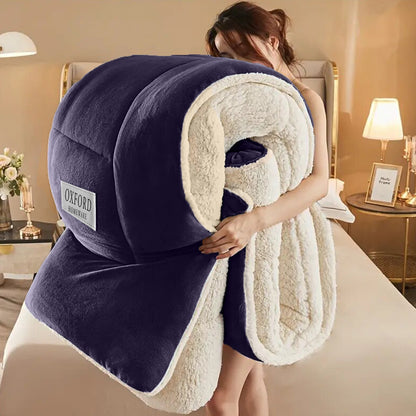 Sherpa Flannel Fleece Blanket Heavy Winter Throw for Bed Sofa Extra Warm Blanket