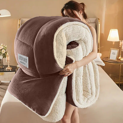 Sherpa Flannel Fleece Blanket Heavy Winter Throw for Bed Sofa Extra Warm Blanket