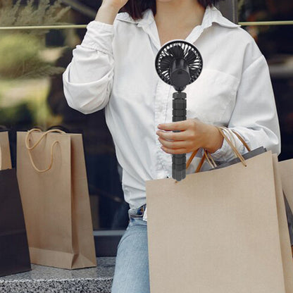 Bladeless Neckband Fan - Portable USB Rechargeable Hanging Cooler for Comfortable Wear in the UK