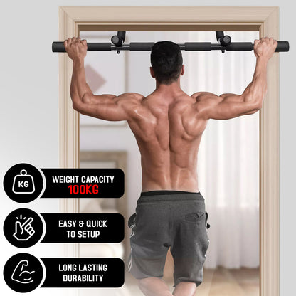 Doorway Pull-Up Bar for Home Gym - Chin-Up and Dip Exercise Equipment