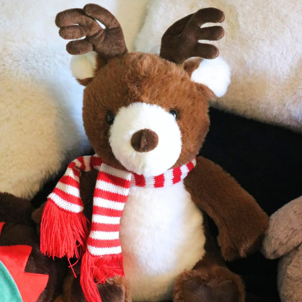 Winter Reindeer I Reindeer Heatable Stuffed Toy I Hot or Cold Insert I Lavender Scented I Funky Gift Box