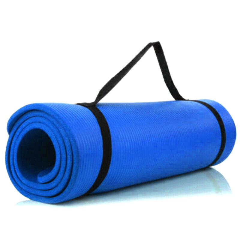 61X 185Cm Yoga Mat 15Mm Thick Gym Exercise Fitness Pilates Workout Mat Non Slip