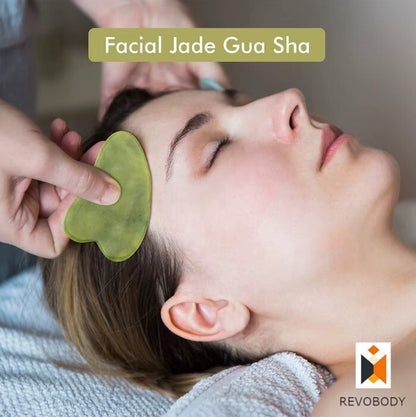 Gua Sha and Face Jade Roller Box Set Facial Beauty Body anti Ageing Tools