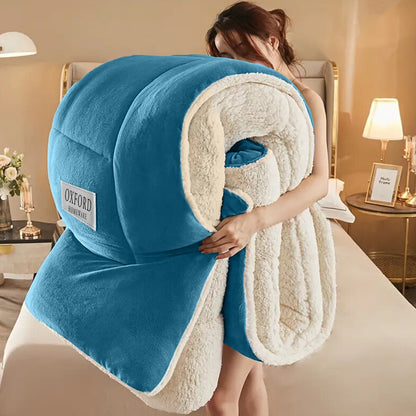 Sherpa Flannel Fleece Blanket Heavy Winter Throw for Bed Sofa Extra Warm Blanket