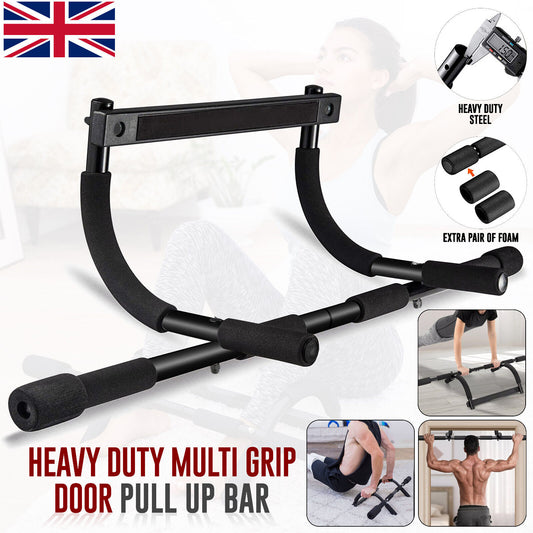 Doorway Pull-Up Bar for Home Gym - Chin-Up and Dip Exercise Equipment