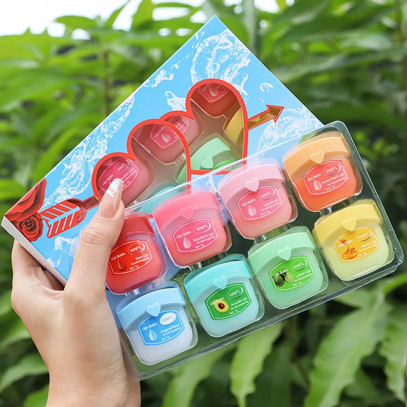 New 4/6/8Pcs Moisturizing Lip Balm Sets Lipstick Makeup Natural Plant Base Moisturizer Lip Balm Anti-Cracking Lips Skin Care