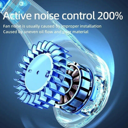Bladeless Neckband Fan - Portable USB Rechargeable Hanging Cooler for Comfortable Wear in the UK