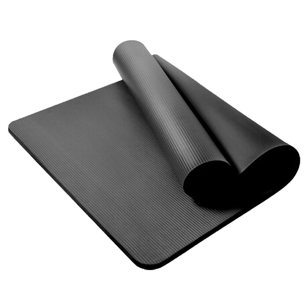 61X 185Cm Yoga Mat 15Mm Thick Gym Exercise Fitness Pilates Workout Mat Non Slip