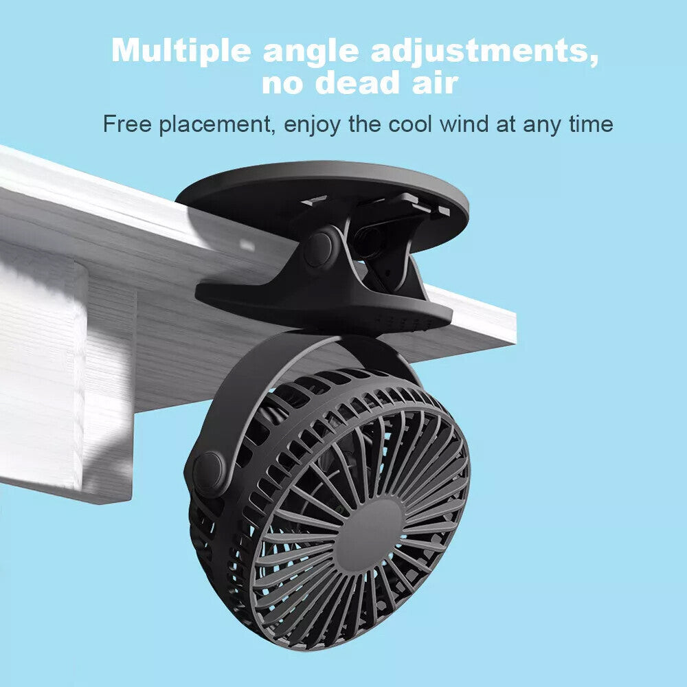 Bladeless Neckband Fan - Portable USB Rechargeable Hanging Cooler for Comfortable Wear in the UK